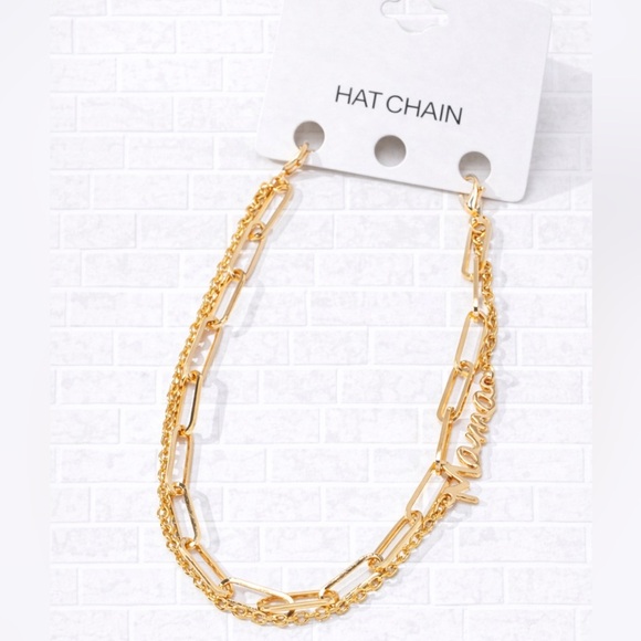 'Mama' Gold Hat Chain - Picture 2 of 2